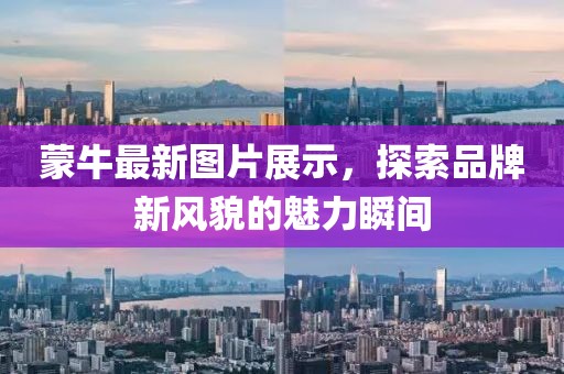 蒙牛最新圖片展示，探索品牌新風(fēng)貌的魅力瞬間