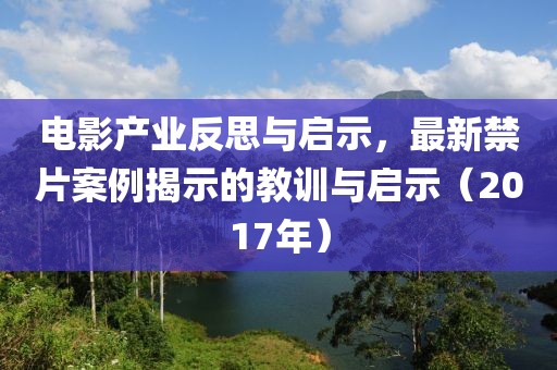 電影產(chǎn)業(yè)反思與啟示，最新禁片案例揭示的教訓(xùn)與啟示（2017年）