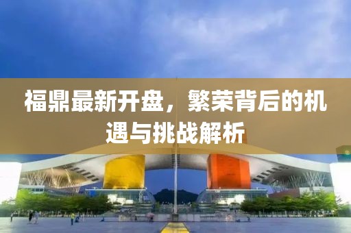 福鼎最新開(kāi)盤，繁榮背后的機(jī)遇與挑戰(zhàn)解析