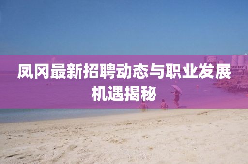 鳳岡最新招聘動態(tài)與職業(yè)發(fā)展機遇揭秘