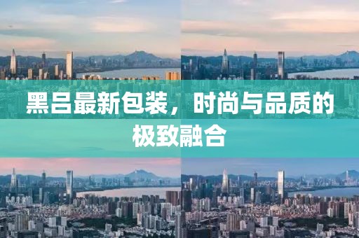 黑呂最新包裝，時尚與品質(zhì)的極致融合
