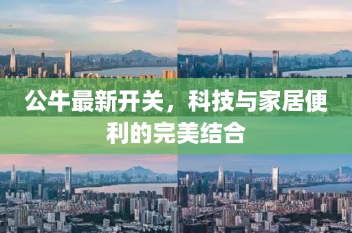 公牛最新開關(guān)，科技與家居便利的完美結(jié)合