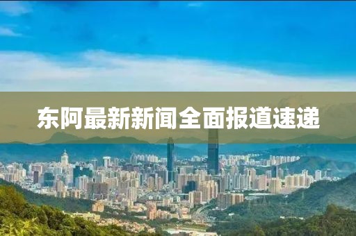 東阿最新新聞全面報道速遞