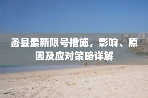 蠡縣最新限號措施，影響、原因及應(yīng)對策略詳解