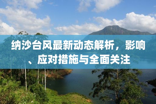 納沙臺風(fēng)最新動態(tài)解析，影響、應(yīng)對措施與全面關(guān)注