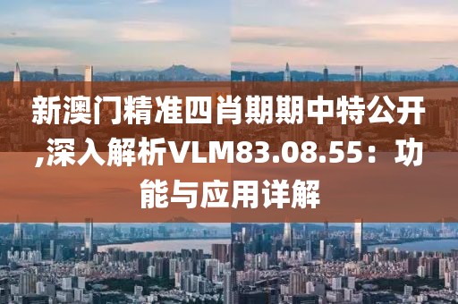 新澳門精準四肖期期中特公開,深入解析VLM83.08.55：功能與應(yīng)用詳解