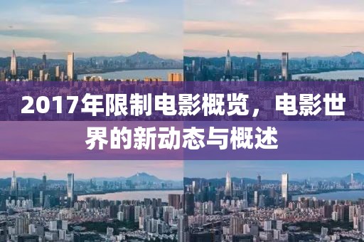 2017年限制電影概覽，電影世界的新動(dòng)態(tài)與概述
