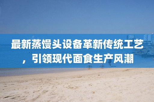 最新蒸饅頭設(shè)備革新傳統(tǒng)工藝，引領(lǐng)現(xiàn)代面食生產(chǎn)風(fēng)潮
