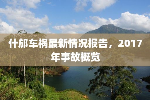 什邡車禍最新情況報(bào)告，2017年事故概覽