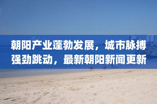 朝陽(yáng)產(chǎn)業(yè)蓬勃發(fā)展，城市脈搏強(qiáng)勁跳動(dòng)，最新朝陽(yáng)新聞更新