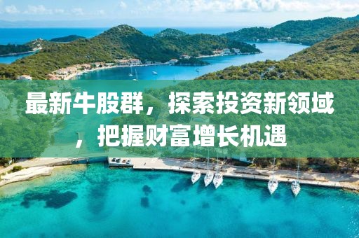 最新牛股群，探索投資新領(lǐng)域，把握財富增長機遇