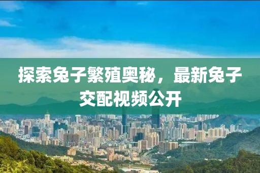 探索兔子繁殖奧秘，最新兔子交配視頻公開