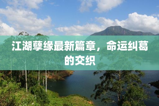 江湖孽緣最新篇章，命運糾葛的交織