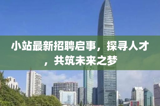 小站最新招聘啟事，探尋人才，共筑未來(lái)之夢(mèng)