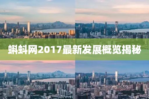 蝌蚪網2017最新發(fā)展概覽揭秘