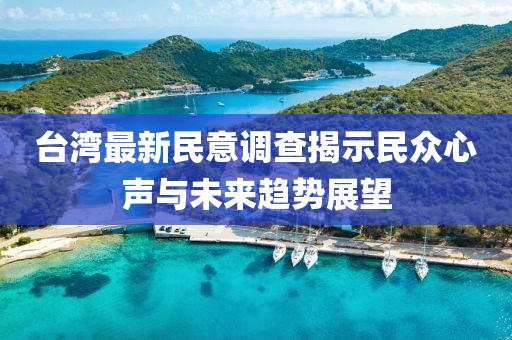 臺灣最新民意調(diào)查揭示民眾心聲與未來趨勢展望