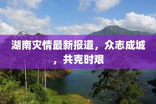 湖南災(zāi)情最新報(bào)道，眾志成城，共克時(shí)艱