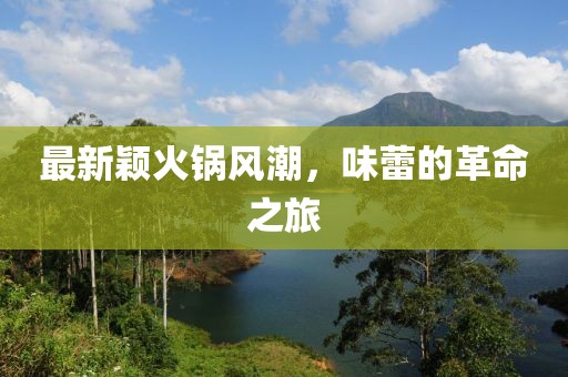 最新穎火鍋風(fēng)潮，味蕾的革命之旅