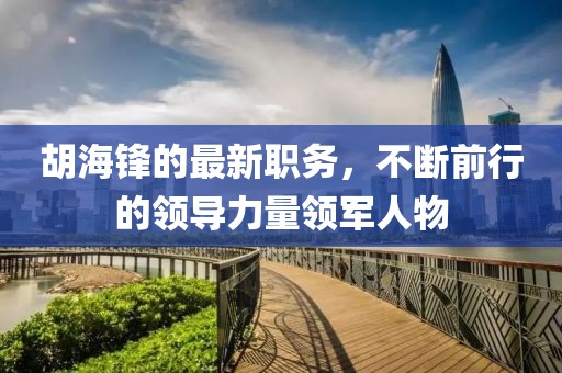 胡海鋒的最新職務，不斷前行的領導力量領軍人物