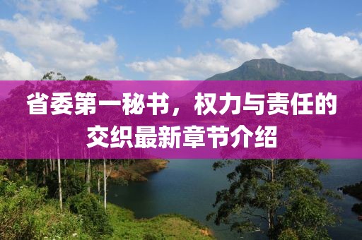 省委第一秘書，權(quán)力與責(zé)任的交織最新章節(jié)介紹