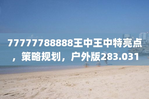 77777788888王中王中特亮點(diǎn)，策略規(guī)劃，戶(hù)外版283.031