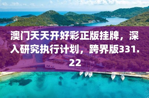 澳門天天開好彩正版掛牌，深入研究執(zhí)行計(jì)劃，跨界版331.22