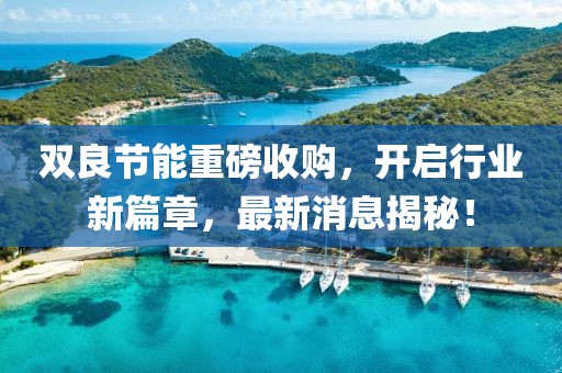 雙良節(jié)能重磅收購，開啟行業(yè)新篇章，最新消息揭秘！
