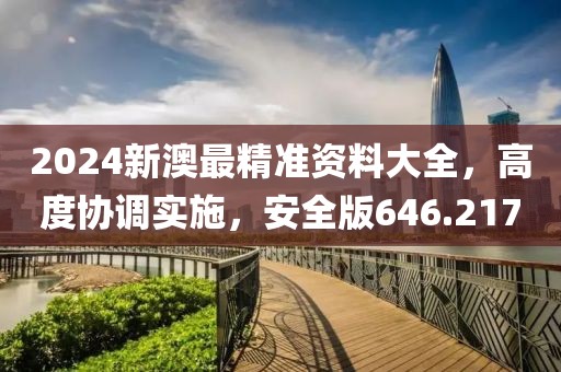 2024新澳最精準資料大全，高度協(xié)調(diào)實施，安全版646.217