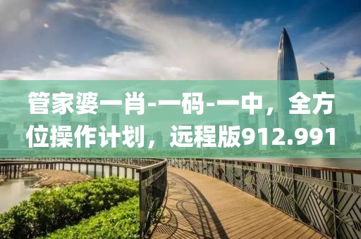 管家婆一肖-一碼-一中，全方位操作計劃，遠(yuǎn)程版912.991