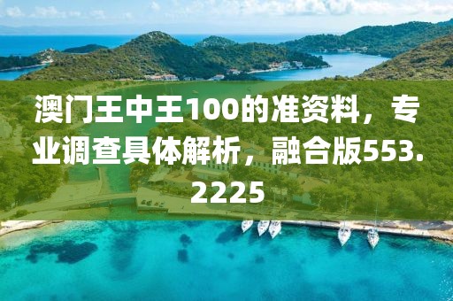 澳門王中王100的準(zhǔn)資料，專業(yè)調(diào)查具體解析，融合版553.2225