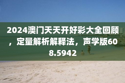 2024澳門(mén)天天開(kāi)好彩大全回顧，定量解析解釋法，聲學(xué)版608.5942