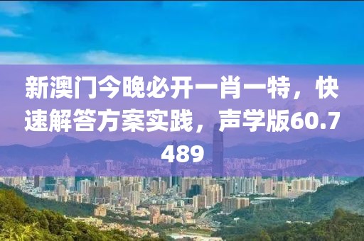 新澳門今晚必開一肖一特，快速解答方案實踐，聲學(xué)版60.7489