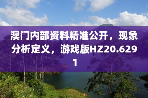 澳門內(nèi)部資料精準(zhǔn)公開，現(xiàn)象分析定義，游戲版HZ20.6291