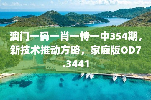 澳門一碼一肖一恃一中354期，新技術(shù)推動方略，家庭版OD7.3441