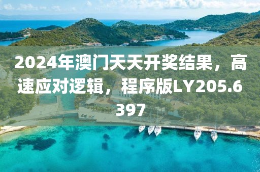 2024年澳門天天開獎結(jié)果，高速應(yīng)對邏輯，程序版LY205.6397