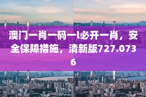 澳門一肖一碼一l必開一肖，安全保障措施，清新版727.0736