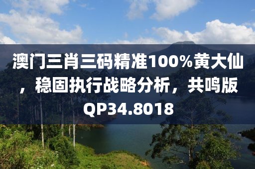 澳門三肖三碼精準(zhǔn)100%黃大仙，穩(wěn)固執(zhí)行戰(zhàn)略分析，共鳴版QP34.8018