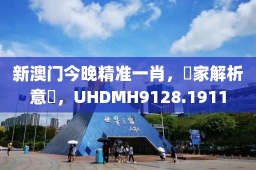新澳門今晚精準一肖，專家解析意見，UHDMH9128.1911