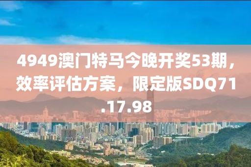 4949澳門特馬今晚開獎(jiǎng)53期，效率評(píng)估方案，限定版SDQ71.17.98
