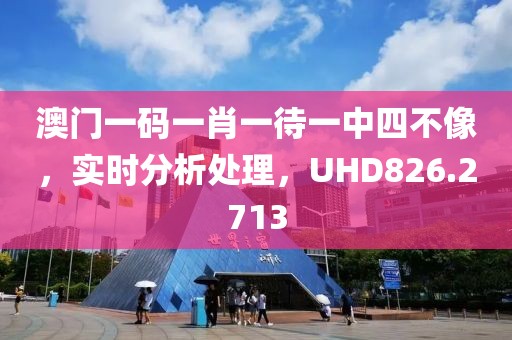 澳門(mén)一碼一肖一待一中四不像，實(shí)時(shí)分析處理，UHD826.2713