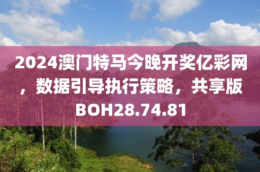 2024澳門特馬今晚開獎億彩網(wǎng)，數(shù)據(jù)引導(dǎo)執(zhí)行策略，共享版BOH28.74.81
