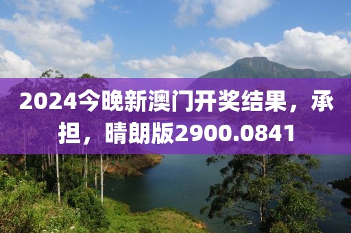 2024今晚新澳門開獎結(jié)果，承擔，晴朗版2900.0841