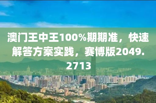 澳門王中王100%期期準，快速解答方案實踐，賽博版2049.2713
