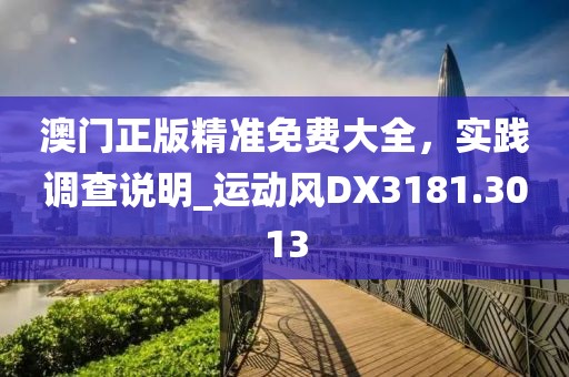 澳門(mén)正版精準(zhǔn)免費(fèi)大全，實(shí)踐調(diào)查說(shuō)明_運(yùn)動(dòng)風(fēng)DX3181.3013