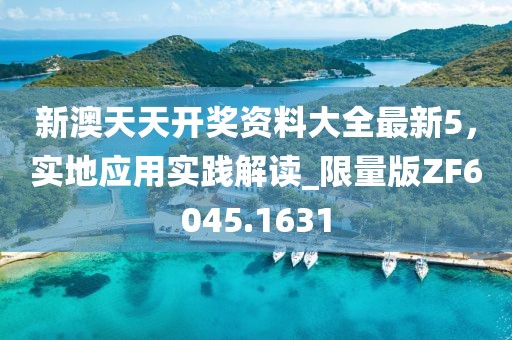 新澳天天開(kāi)獎(jiǎng)資料大全最新5，實(shí)地應(yīng)用實(shí)踐解讀_限量版ZF6045.1631