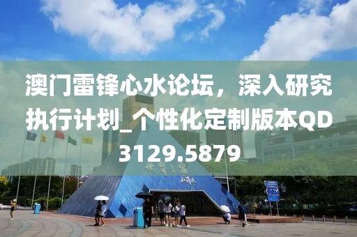 澳門雷鋒心水論壇，深入研究執(zhí)行計劃_個性化定制版本QD3129.5879