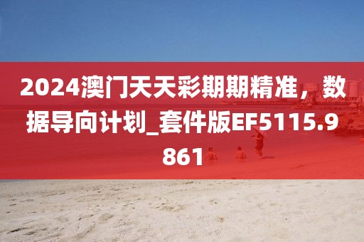 2024澳門天天彩期期精準，數(shù)據(jù)導向計劃_套件版EF5115.9861