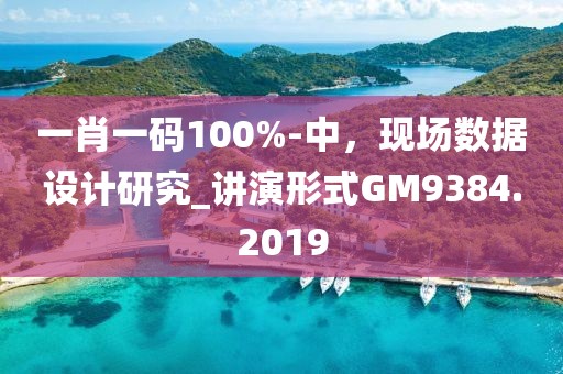 一肖一碼100%-中，現(xiàn)場數(shù)據設計研究_講演形式GM9384.2019