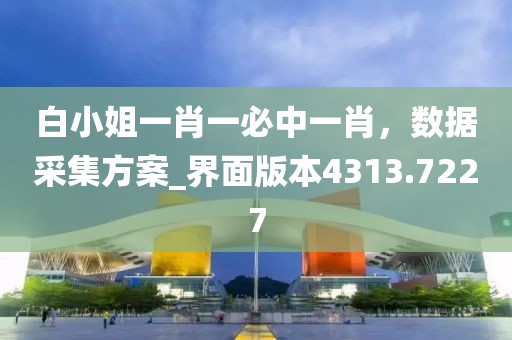 白小姐一肖一必中一肖，數(shù)據(jù)采集方案_界面版本4313.7227