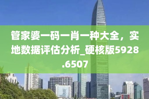 管家婆一碼一肖一種大全，實地數(shù)據(jù)評估分析_硬核版5928.6507